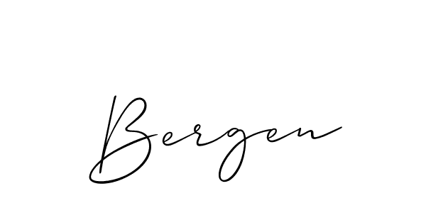 This is the best signature style for the Bergen name. Also you like these signature font (Allison_Script). Mix name signature. Bergen signature style 2 images and pictures png