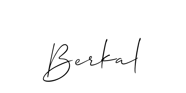 Berkal stylish signature style. Best Handwritten Sign (Allison_Script) for my name. Handwritten Signature Collection Ideas for my name Berkal. Berkal signature style 2 images and pictures png