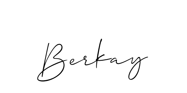 Berkay stylish signature style. Best Handwritten Sign (Allison_Script) for my name. Handwritten Signature Collection Ideas for my name Berkay. Berkay signature style 2 images and pictures png
