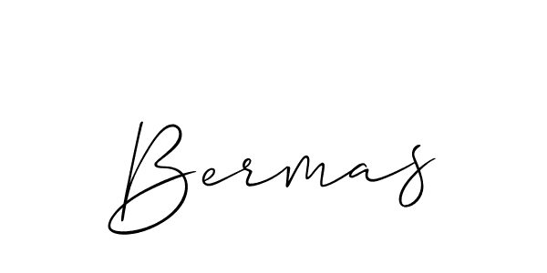 Design your own signature with our free online signature maker. With this signature software, you can create a handwritten (Allison_Script) signature for name Bermas. Bermas signature style 2 images and pictures png