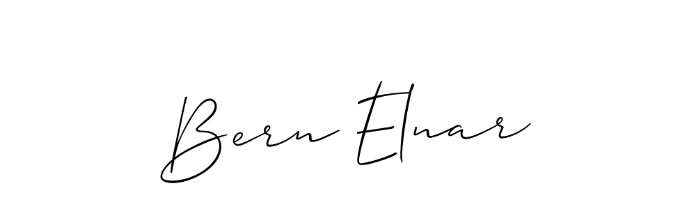 How to Draw Bern Elnar signature style? Allison_Script is a latest design signature styles for name Bern Elnar. Bern Elnar signature style 2 images and pictures png