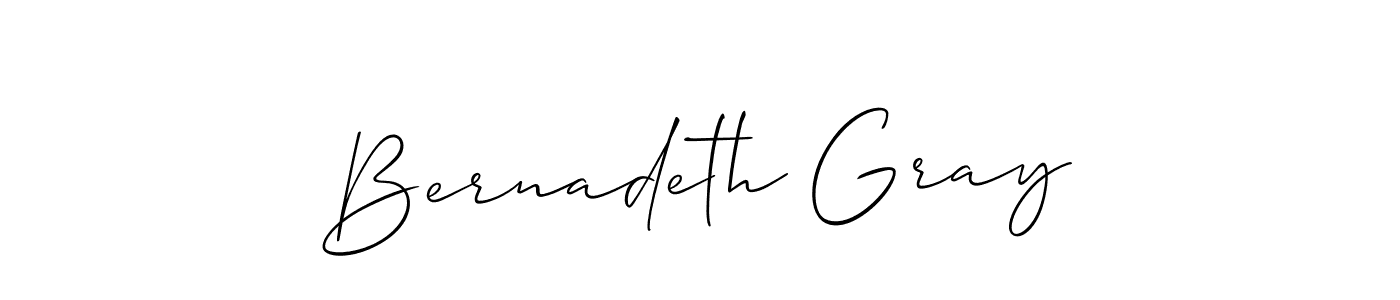 Make a beautiful signature design for name Bernadeth Gray. Use this online signature maker to create a handwritten signature for free. Bernadeth Gray signature style 2 images and pictures png