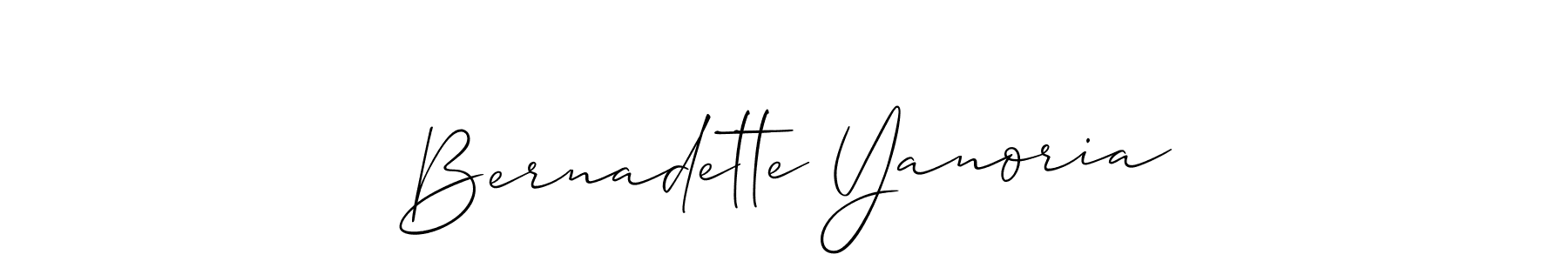 Once you've used our free online signature maker to create your best signature Allison_Script style, it's time to enjoy all of the benefits that Bernadette Yanoria name signing documents. Bernadette Yanoria signature style 2 images and pictures png