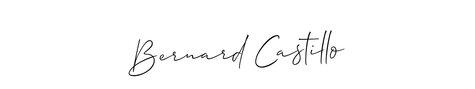 How to Draw Bernard Castillo signature style? Allison_Script is a latest design signature styles for name Bernard Castillo. Bernard Castillo signature style 2 images and pictures png