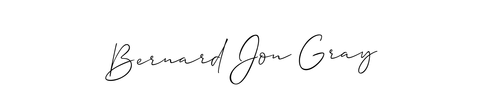 This is the best signature style for the Bernard Jon Gray name. Also you like these signature font (Allison_Script). Mix name signature. Bernard Jon Gray signature style 2 images and pictures png