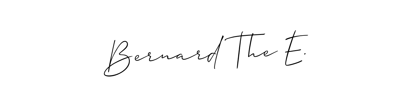 Also we have Bernard The E. name is the best signature style. Create professional handwritten signature collection using Allison_Script autograph style. Bernard The E. signature style 2 images and pictures png