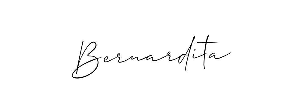How to make Bernardita signature? Allison_Script is a professional autograph style. Create handwritten signature for Bernardita name. Bernardita signature style 2 images and pictures png