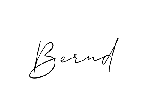 Also we have Bernd name is the best signature style. Create professional handwritten signature collection using Allison_Script autograph style. Bernd signature style 2 images and pictures png