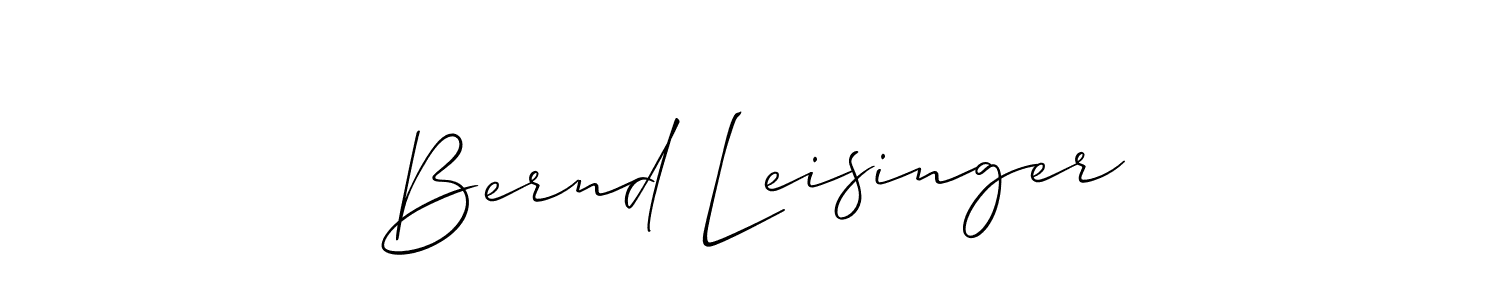 Design your own signature with our free online signature maker. With this signature software, you can create a handwritten (Allison_Script) signature for name Bernd Leisinger. Bernd Leisinger signature style 2 images and pictures png