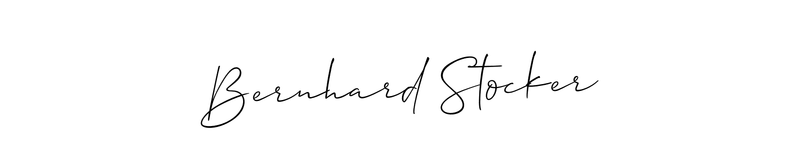 Make a beautiful signature design for name Bernhard Stocker. Use this online signature maker to create a handwritten signature for free. Bernhard Stocker signature style 2 images and pictures png