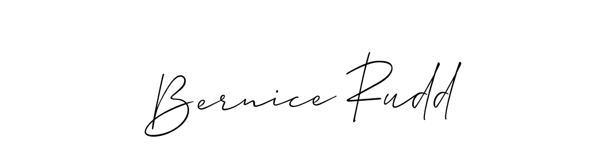 Allison_Script is a professional signature style that is perfect for those who want to add a touch of class to their signature. It is also a great choice for those who want to make their signature more unique. Get Bernice Rudd name to fancy signature for free. Bernice Rudd signature style 2 images and pictures png