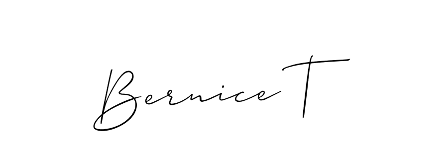 Once you've used our free online signature maker to create your best signature Allison_Script style, it's time to enjoy all of the benefits that Bernice T name signing documents. Bernice T signature style 2 images and pictures png