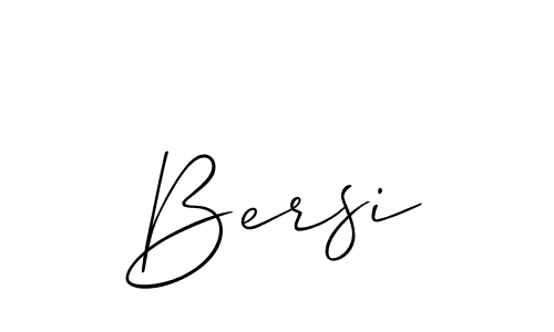 Best and Professional Signature Style for Bersi. Allison_Script Best Signature Style Collection. Bersi signature style 2 images and pictures png