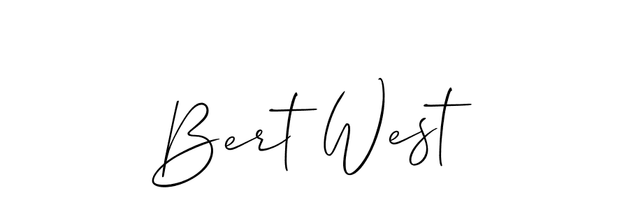 See photos of Bert West official signature by Spectra . Check more albums & portfolios. Read reviews & check more about Allison_Script font. Bert West signature style 2 images and pictures png