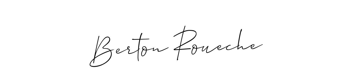 How to Draw Berton Roueche signature style? Allison_Script is a latest design signature styles for name Berton Roueche. Berton Roueche signature style 2 images and pictures png