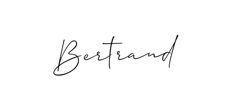 Bertrand stylish signature style. Best Handwritten Sign (Allison_Script) for my name. Handwritten Signature Collection Ideas for my name Bertrand. Bertrand signature style 2 images and pictures png