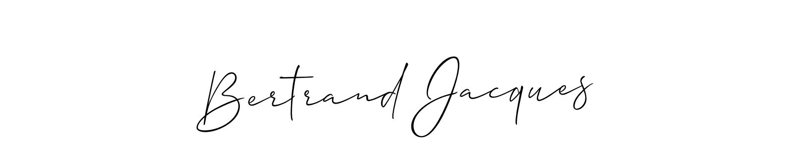 Allison_Script is a professional signature style that is perfect for those who want to add a touch of class to their signature. It is also a great choice for those who want to make their signature more unique. Get Bertrand Jacques name to fancy signature for free. Bertrand Jacques signature style 2 images and pictures png