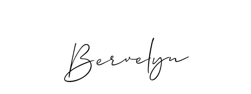 if you are searching for the best signature style for your name Bervelyn. so please give up your signature search. here we have designed multiple signature styles  using Allison_Script. Bervelyn signature style 2 images and pictures png