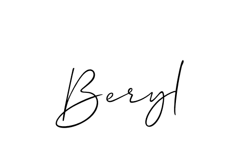 Also we have Beryl name is the best signature style. Create professional handwritten signature collection using Allison_Script autograph style. Beryl signature style 2 images and pictures png