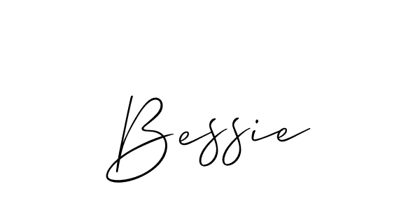 Make a beautiful signature design for name Bessie. With this signature (Allison_Script) style, you can create a handwritten signature for free. Bessie signature style 2 images and pictures png