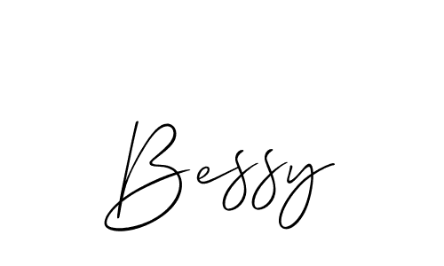 The best way (Allison_Script) to make a short signature is to pick only two or three words in your name. The name Bessy include a total of six letters. For converting this name. Bessy signature style 2 images and pictures png