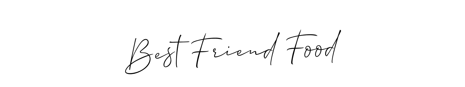 It looks lik you need a new signature style for name Best Friend Food. Design unique handwritten (Allison_Script) signature with our free signature maker in just a few clicks. Best Friend Food signature style 2 images and pictures png