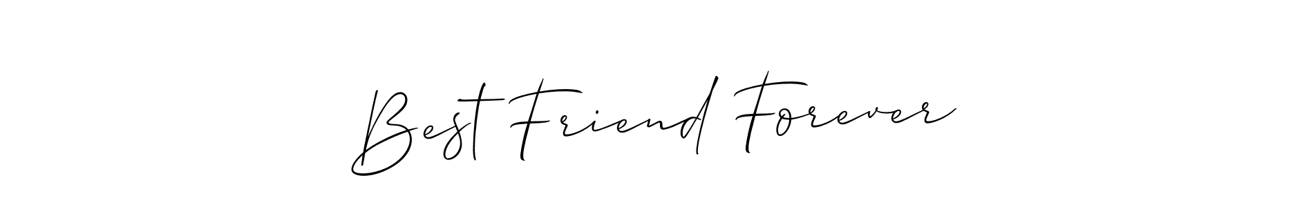 How to make Best Friend Forever name signature. Use Allison_Script style for creating short signs online. This is the latest handwritten sign. Best Friend Forever signature style 2 images and pictures png