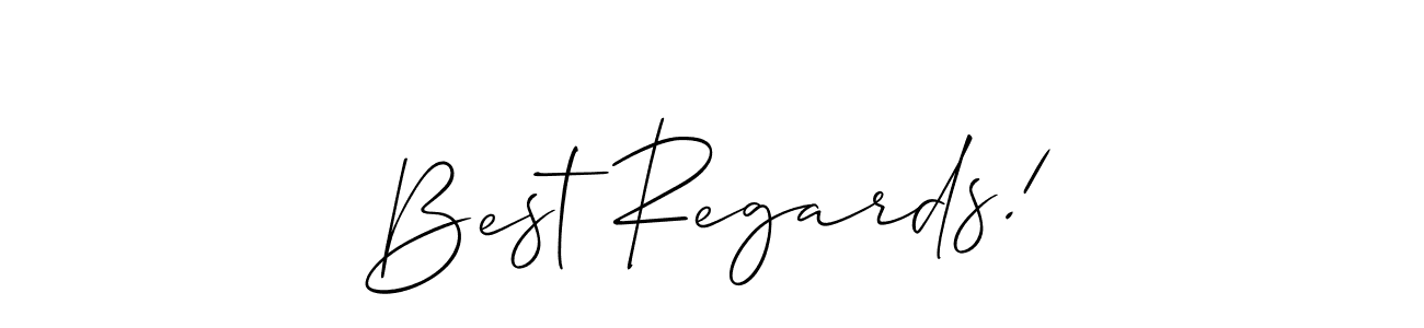 How to Draw Best Regards! signature style? Allison_Script is a latest design signature styles for name Best Regards!. Best Regards! signature style 2 images and pictures png