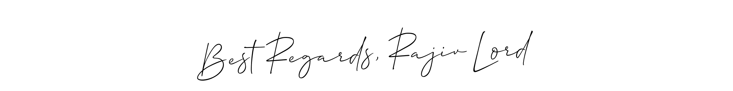 You can use this online signature creator to create a handwritten signature for the name Best Regards, Rajiv Lord. This is the best online autograph maker. Best Regards, Rajiv Lord signature style 2 images and pictures png