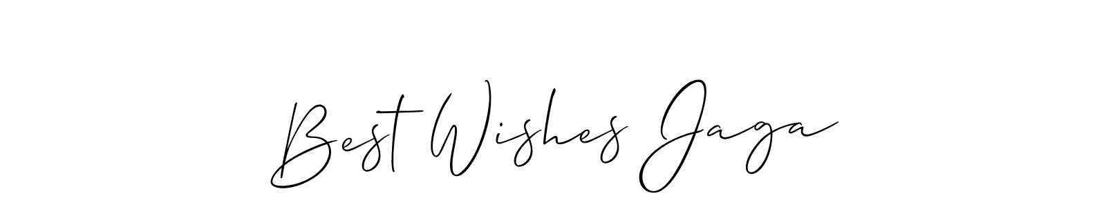 How to Draw Best Wishes Jaga signature style? Allison_Script is a latest design signature styles for name Best Wishes Jaga. Best Wishes Jaga signature style 2 images and pictures png