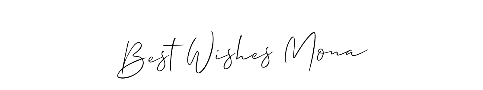 Make a beautiful signature design for name Best Wishes Mona. Use this online signature maker to create a handwritten signature for free. Best Wishes Mona signature style 2 images and pictures png