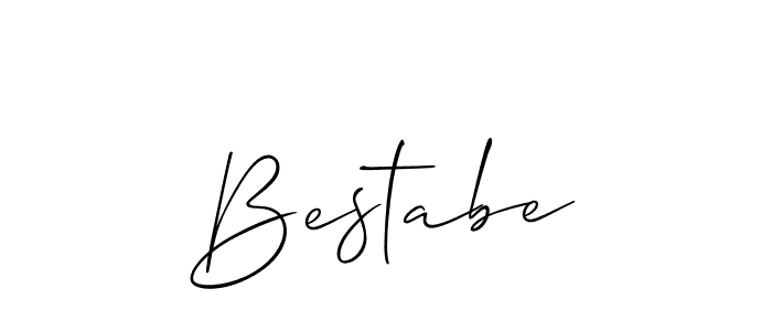 How to make Bestabe signature? Allison_Script is a professional autograph style. Create handwritten signature for Bestabe name. Bestabe signature style 2 images and pictures png