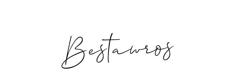 Create a beautiful signature design for name Bestawros. With this signature (Allison_Script) fonts, you can make a handwritten signature for free. Bestawros signature style 2 images and pictures png