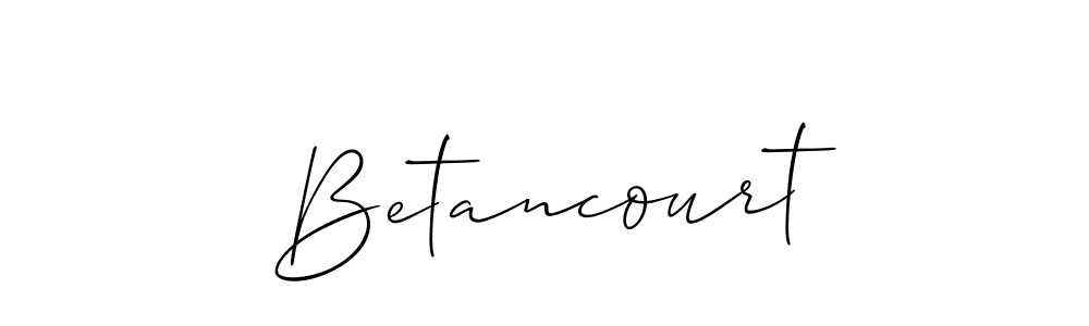 Similarly Allison_Script is the best handwritten signature design. Signature creator online .You can use it as an online autograph creator for name Betancourt. Betancourt signature style 2 images and pictures png