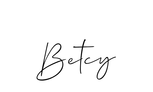 Make a short Betcy signature style. Manage your documents anywhere anytime using Allison_Script. Create and add eSignatures, submit forms, share and send files easily. Betcy signature style 2 images and pictures png