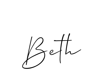 Beth stylish signature style. Best Handwritten Sign (Allison_Script) for my name. Handwritten Signature Collection Ideas for my name Beth. Beth signature style 2 images and pictures png