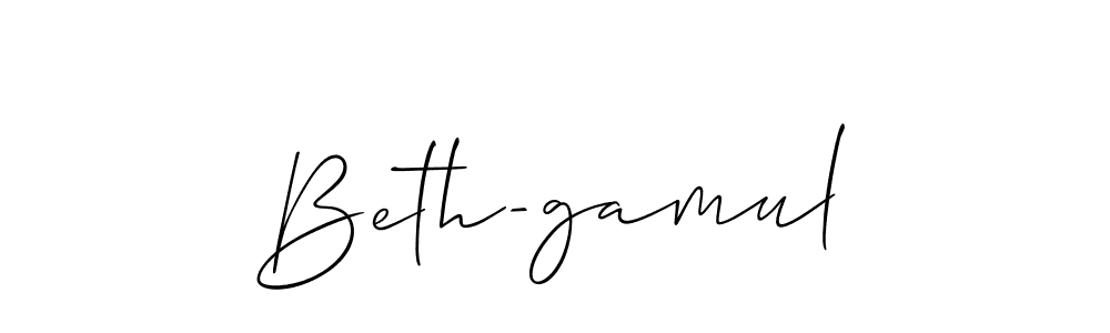 This is the best signature style for the Beth-gamul name. Also you like these signature font (Allison_Script). Mix name signature. Beth-gamul signature style 2 images and pictures png