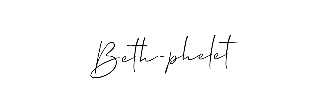 Check out images of Autograph of Beth-phelet name. Actor Beth-phelet Signature Style. Allison_Script is a professional sign style online. Beth-phelet signature style 2 images and pictures png