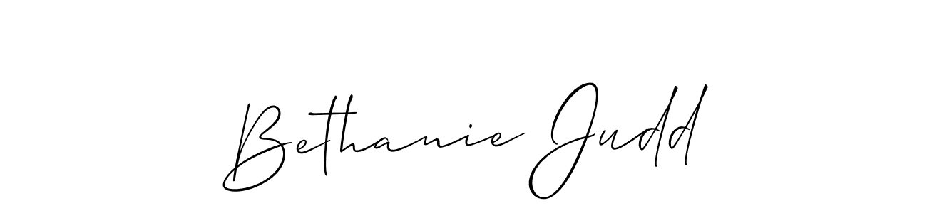 Best and Professional Signature Style for Bethanie Judd. Allison_Script Best Signature Style Collection. Bethanie Judd signature style 2 images and pictures png