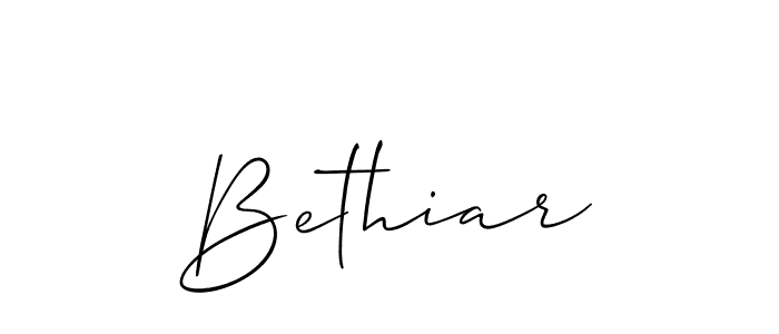 Similarly Allison_Script is the best handwritten signature design. Signature creator online .You can use it as an online autograph creator for name Bethiar. Bethiar signature style 2 images and pictures png