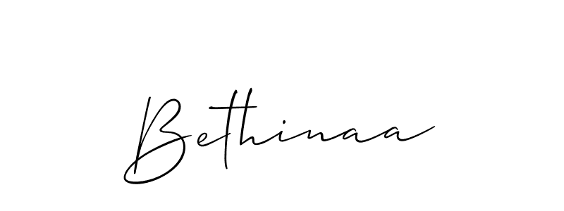 The best way (Allison_Script) to make a short signature is to pick only two or three words in your name. The name Bethinaa include a total of six letters. For converting this name. Bethinaa signature style 2 images and pictures png