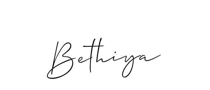 Best and Professional Signature Style for Bethiya. Allison_Script Best Signature Style Collection. Bethiya signature style 2 images and pictures png