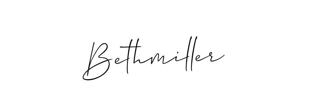 You can use this online signature creator to create a handwritten signature for the name Bethmiller. This is the best online autograph maker. Bethmiller signature style 2 images and pictures png