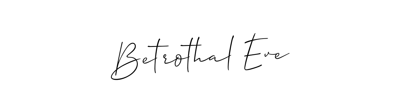 Best and Professional Signature Style for Betrothal Eve. Allison_Script Best Signature Style Collection. Betrothal Eve signature style 2 images and pictures png