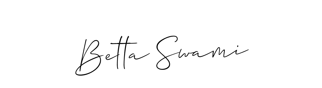 Best and Professional Signature Style for Betta Swami. Allison_Script Best Signature Style Collection. Betta Swami signature style 2 images and pictures png