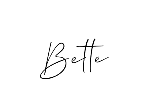 Bette stylish signature style. Best Handwritten Sign (Allison_Script) for my name. Handwritten Signature Collection Ideas for my name Bette. Bette signature style 2 images and pictures png