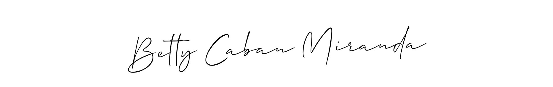 You can use this online signature creator to create a handwritten signature for the name Betty Caban Miranda. This is the best online autograph maker. Betty Caban Miranda signature style 2 images and pictures png