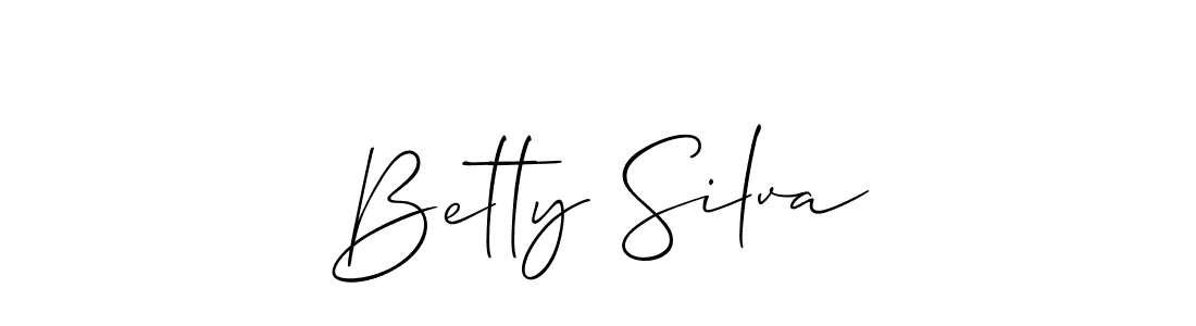 Also You can easily find your signature by using the search form. We will create Betty Silva name handwritten signature images for you free of cost using Allison_Script sign style. Betty Silva signature style 2 images and pictures png