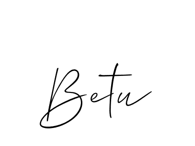 It looks lik you need a new signature style for name Betu. Design unique handwritten (Allison_Script) signature with our free signature maker in just a few clicks. Betu signature style 2 images and pictures png