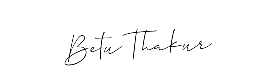 Also You can easily find your signature by using the search form. We will create Betu Thakur name handwritten signature images for you free of cost using Allison_Script sign style. Betu Thakur signature style 2 images and pictures png